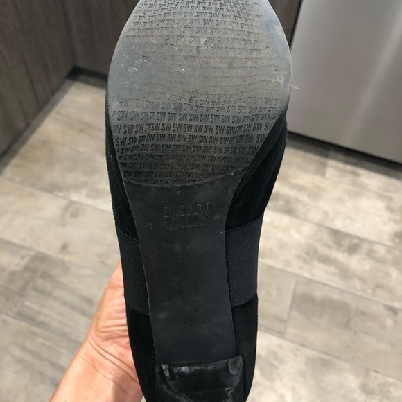 Stuart Weitzman booties black size 41 - Picture 7 of 8